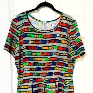 LuLaRoe Amelia Dress 3XL XXXL EUC